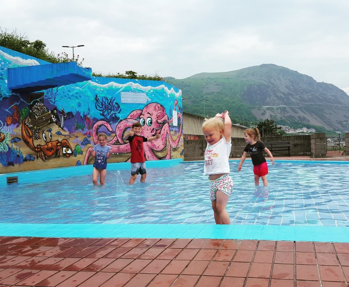 Wales - paddling pool - 4 Freckled Faces