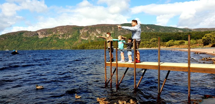 Loch Ness. Scotland. 4 Freckled Faces. Finding the Loch Ness Monster.