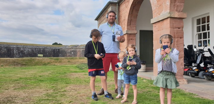 Fort George. Audio tour. 4 Freckled Faces 