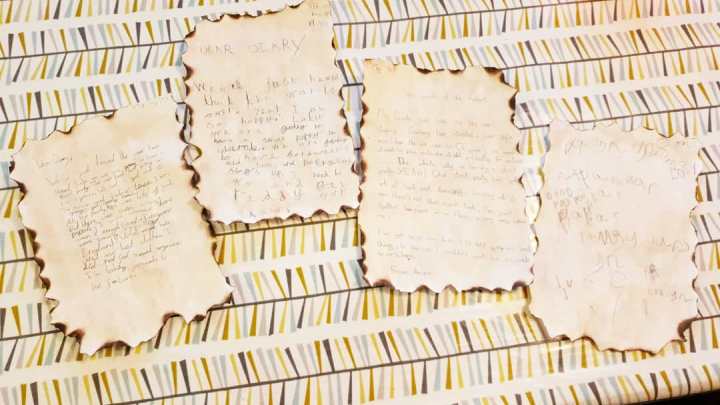 VE day. WWII letters. VE diary entry. 4 Freckled Faces.